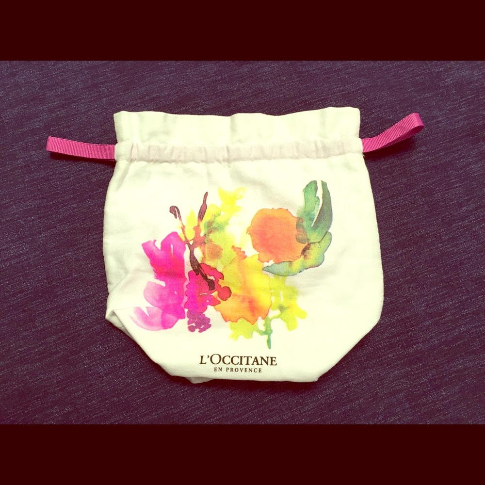 NEW! L’Occitane Cosmetics Pouch w/Lining